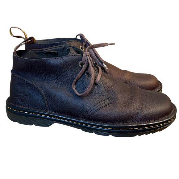 Doc Martens Men’s Sussex Chukka Ankle Boot Show Pebble Leather Brown US 12 EU 46 - Picture 1 of 10